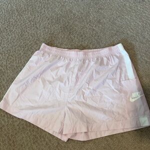 Nike Pink Athletic Shorts Lightweight Elastic Waist Size XL